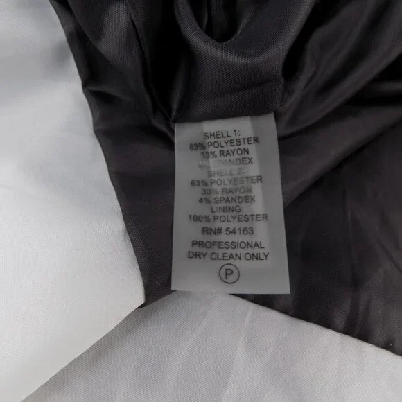 Calvin Klein Women Gray Belted Lined Sleeveless Fit and Flare Dress Size 4 - Picture 7 of 8